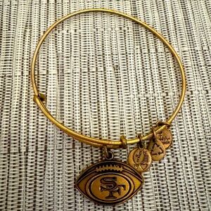 Alex and Ani 2013 San Francisco 49ers Gold Bracelet Bangle